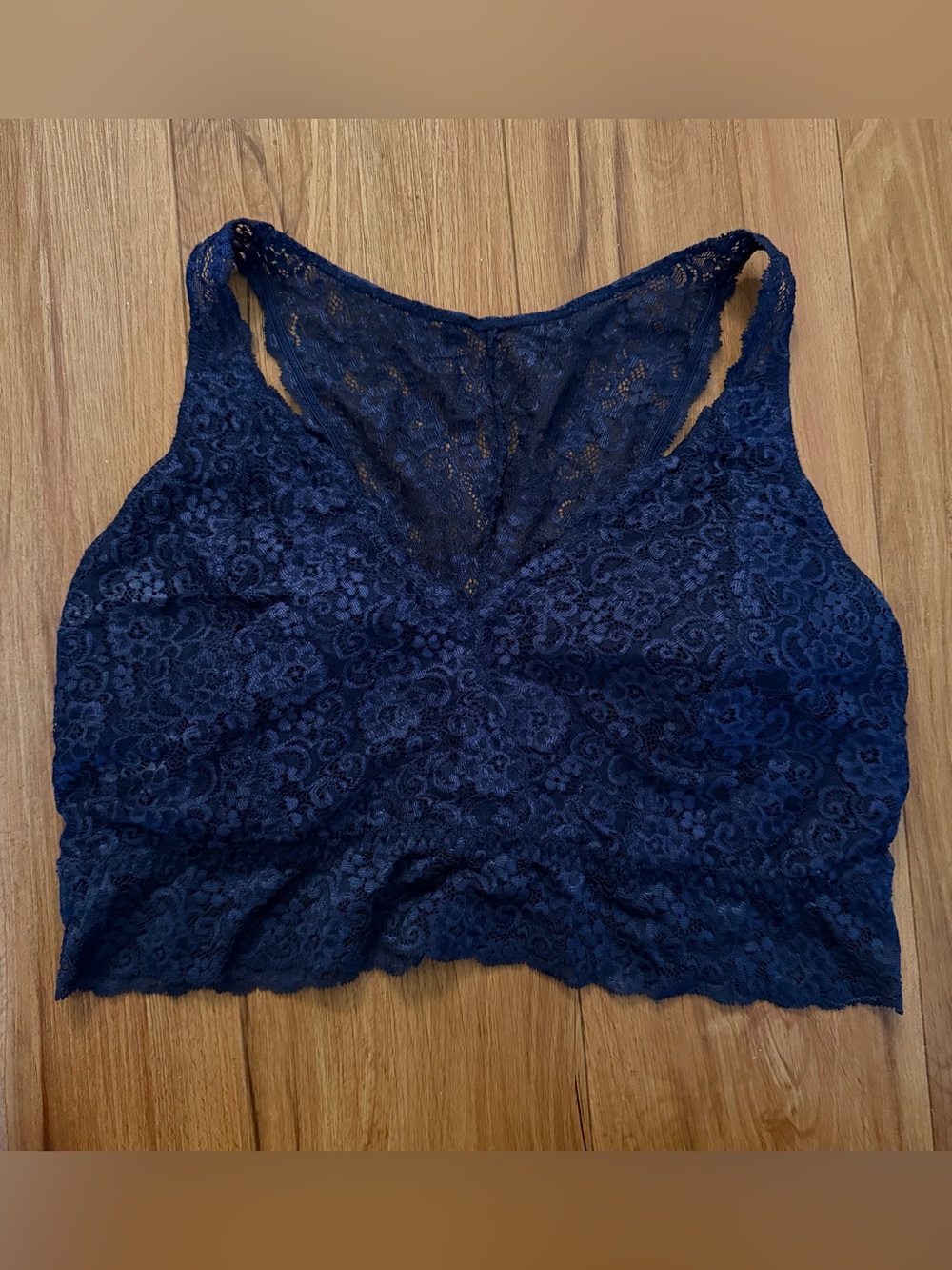Soma Navy Lace Bralette